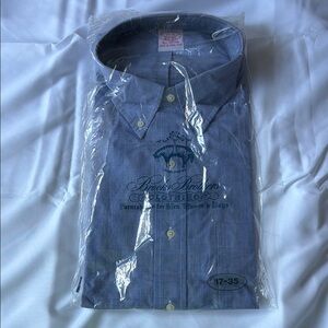 Brooks Brothers Men's Light Blue Button-Down Shirt